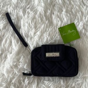 NEW W/ TAG Vera Bradley navy smartphone wristlet